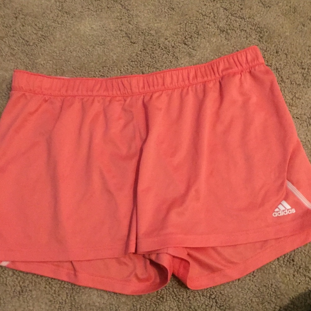 Adidas pink shorts large